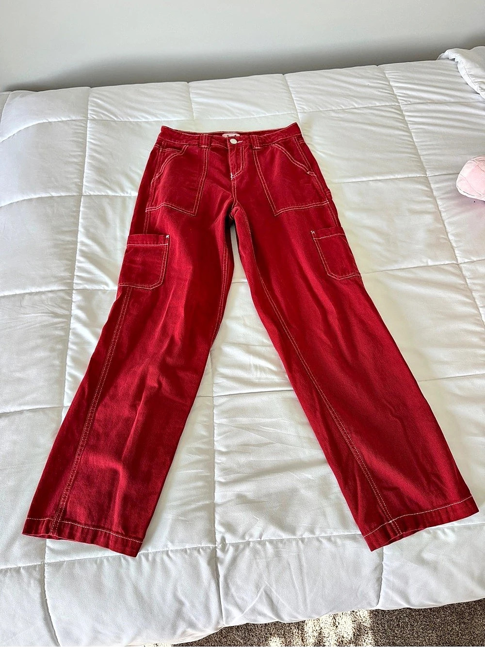 Garage Dani Carpenter Pant Red Cargo Pants Size 1